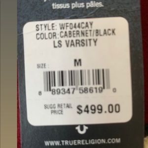 Varsity jackets  true religion